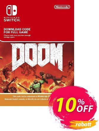 Doom Nintendo Switch Gutschein Doom Nintendo Switch Deal Aktion: Doom Nintendo Switch Exclusive offer 