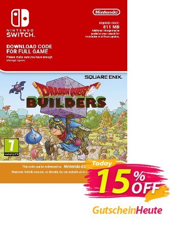 Dragon Quest Builders Switch Gutschein Dragon Quest Builders Switch Deal Aktion: Dragon Quest Builders Switch Exclusive offer 