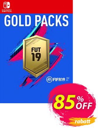 FIFA 19 - Jumbo Premium Gold Packs DLC Switch discount coupon FIFA 19 - Jumbo Premium Gold Packs DLC Switch Deal - FIFA 19 - Jumbo Premium Gold Packs DLC Switch Exclusive offer 