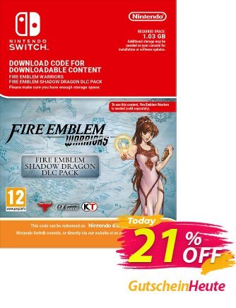 Fire Emblem Warriors Shadow Dragon Pack DLC Switch Gutschein Fire Emblem Warriors Shadow Dragon Pack DLC Switch Deal Aktion: Fire Emblem Warriors Shadow Dragon Pack DLC Switch Exclusive offer 