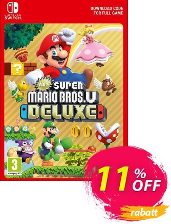 New Super Mario Bros. U Deluxe Switch Gutschein New Super Mario Bros. U Deluxe Switch Deal Aktion: New Super Mario Bros. U Deluxe Switch Exclusive offer 