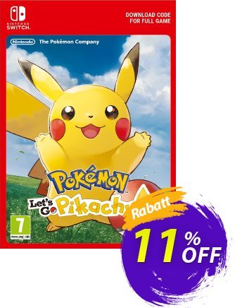 Pokemon Let's Go! Pikachu Switch Coupon, discount Pokemon Let's Go! Pikachu Switch Deal. Promotion: Pokemon Let's Go! Pikachu Switch Exclusive offer 