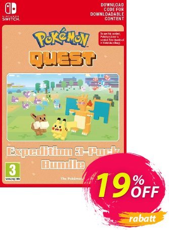 Pokemon Quest - Expedition 3-Pack Bundle Switch Coupon, discount Pokemon Quest - Expedition 3-Pack Bundle Switch Deal. Promotion: Pokemon Quest - Expedition 3-Pack Bundle Switch Exclusive offer 
