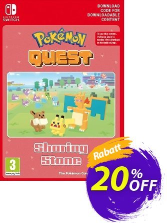 Pokemon Quest - Sharing Stone Switch Gutschein Pokemon Quest - Sharing Stone Switch Deal Aktion: Pokemon Quest - Sharing Stone Switch Exclusive offer 
