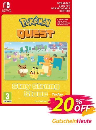 Pokemon Quest - Stay Strong Stone Switch Gutschein Pokemon Quest - Stay Strong Stone Switch Deal Aktion: Pokemon Quest - Stay Strong Stone Switch Exclusive offer 