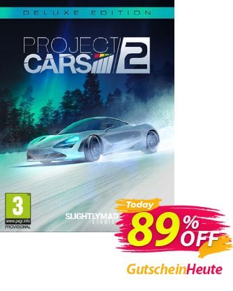 Project Cars 2 Deluxe Edition PC Gutschein Project Cars 2 Deluxe Edition PC Deal Aktion: Project Cars 2 Deluxe Edition PC Exclusive offer 