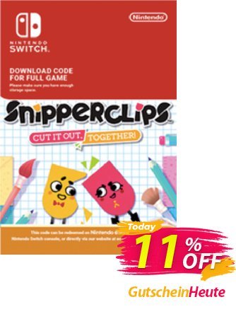 SnipperClips - Cut It Out Together Switch Gutschein SnipperClips - Cut It Out Together Switch Deal Aktion: SnipperClips - Cut It Out Together Switch Exclusive offer 