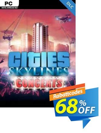 Cities Skylines - Concerts DLC Gutschein Cities Skylines - Concerts DLC Deal Aktion: Cities Skylines - Concerts DLC Exclusive offer 