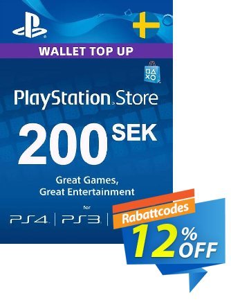 Playstation Network (PSN) Card 200 SEK (Sweden) discount coupon Playstation Network (PSN) Card 200 SEK (Sweden) Deal - Playstation Network (PSN) Card 200 SEK (Sweden) Exclusive offer 