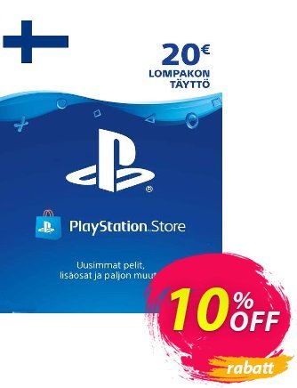 Playstation Network - PSN Card 20 EUR - Finland  Gutschein Playstation Network (PSN) Card 20 EUR (Finland) Deal Aktion: Playstation Network (PSN) Card 20 EUR (Finland) Exclusive offer 