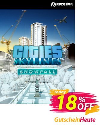 Cities: Skylines Snowfall PC Gutschein Cities: Skylines Snowfall PC Deal Aktion: Cities: Skylines Snowfall PC Exclusive offer 