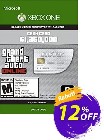 GTA V 5 Great White Shark Cash Card - Xbox One Digital Code Gutschein GTA V 5 Great White Shark Cash Card - Xbox One Digital Code Deal Aktion: GTA V 5 Great White Shark Cash Card - Xbox One Digital Code Exclusive offer 