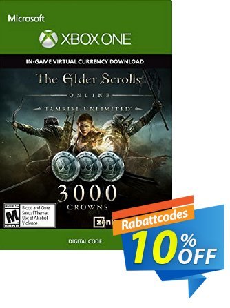 The Elder Scrolls Online Tamriel Unlimited 3000 Crowns Xbox One - Digital Code Gutschein The Elder Scrolls Online Tamriel Unlimited 3000 Crowns Xbox One - Digital Code Deal Aktion: The Elder Scrolls Online Tamriel Unlimited 3000 Crowns Xbox One - Digital Code Exclusive offer 