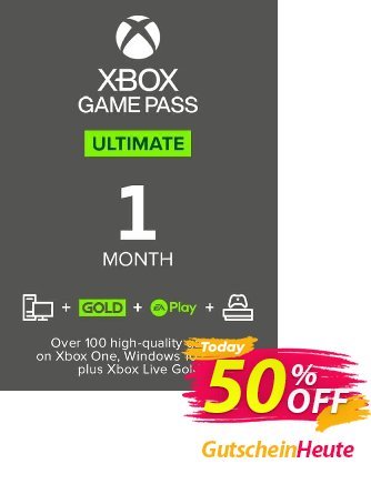 1 Month Xbox Game Pass Ultimate Xbox One / PC Coupon, discount 1 Month Xbox Game Pass Ultimate Xbox One / PC Deal. Promotion: 1 Month Xbox Game Pass Ultimate Xbox One / PC Exclusive offer 