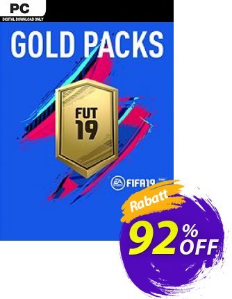 FIFA 19 - Jumbo Premium Gold Packs DLC PC Gutschein FIFA 19 - Jumbo Premium Gold Packs DLC PC Deal Aktion: FIFA 19 - Jumbo Premium Gold Packs DLC PC Exclusive offer 
