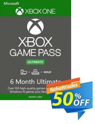 6 Month Xbox Game Pass Ultimate Xbox One / PC BRAZIL Coupon, discount 6 Month Xbox Game Pass Ultimate Xbox One / PC BRAZIL Deal. Promotion: 6 Month Xbox Game Pass Ultimate Xbox One / PC BRAZIL Exclusive offer 