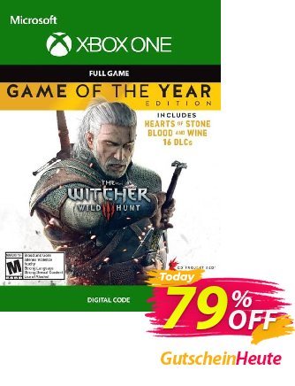 The Witcher 3 Wild Hunt - Game of the Year Edition Xbox One Gutschein The Witcher 3 Wild Hunt - Game of the Year Edition Xbox One Deal Aktion: The Witcher 3 Wild Hunt - Game of the Year Edition Xbox One Exclusive offer 