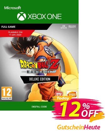 Dragon Ball Z: Kakarot Deluxe Edition Xbox One Gutschein Dragon Ball Z: Kakarot Deluxe Edition Xbox One Deal Aktion: Dragon Ball Z: Kakarot Deluxe Edition Xbox One Exclusive offer 