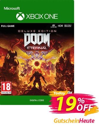 DOOM Eternal - Deluxe Edition Xbox One Gutschein DOOM Eternal - Deluxe Edition Xbox One Deal Aktion: DOOM Eternal - Deluxe Edition Xbox One Exclusive offer 