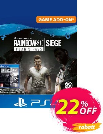 Tom Clancy's Rainbow Six Siege - Year 5 Pass PS4 - UK  Gutschein Tom Clancy's Rainbow Six Siege - Year 5 Pass PS4 (UK) Deal Aktion: Tom Clancy's Rainbow Six Siege - Year 5 Pass PS4 (UK) Exclusive offer 