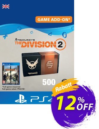 Tom Clancy's The Division 2 PS4 - 500 Premium Credits Pack Gutschein Tom Clancy's The Division 2 PS4 - 500 Premium Credits Pack Deal Aktion: Tom Clancy's The Division 2 PS4 - 500 Premium Credits Pack Exclusive offer 