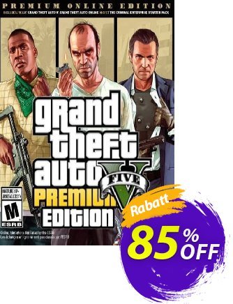 Grand Theft Auto V 5 - GTA 5 : Premium Online Edition PC Gutschein Grand Theft Auto V 5 (GTA 5): Premium Online Edition PC Deal Aktion: Grand Theft Auto V 5 (GTA 5): Premium Online Edition PC Exclusive offer 