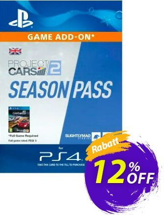 Project CARS 2 Season Pass PS4 Gutschein Project CARS 2 Season Pass PS4 Deal Aktion: Project CARS 2 Season Pass PS4 Exclusive offer 