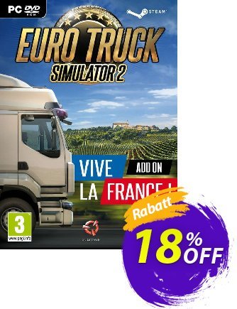 Euro Truck Simulator 2 PC - Vive la France DLC Gutschein Euro Truck Simulator 2 PC - Vive la France DLC Deal Aktion: Euro Truck Simulator 2 PC - Vive la France DLC Exclusive offer 