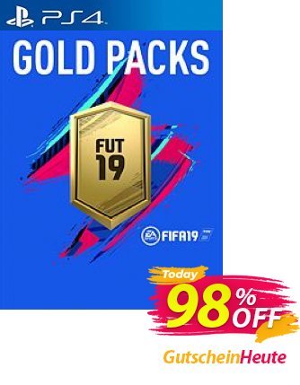 FIFA 19 - Jumbo Premium Gold Packs DLC PS4 Gutschein FIFA 19 - Jumbo Premium Gold Packs DLC PS4 Deal Aktion: FIFA 19 - Jumbo Premium Gold Packs DLC PS4 Exclusive offer 