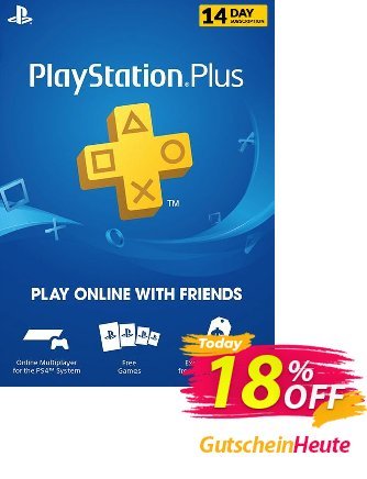 PlayStation Plus (PS ) - 14 Day Trial Subscription (UK) Coupon, discount PlayStation Plus (PS ) - 14 Day Trial Subscription (UK) Deal. Promotion: PlayStation Plus (PS ) - 14 Day Trial Subscription (UK) Exclusive offer 