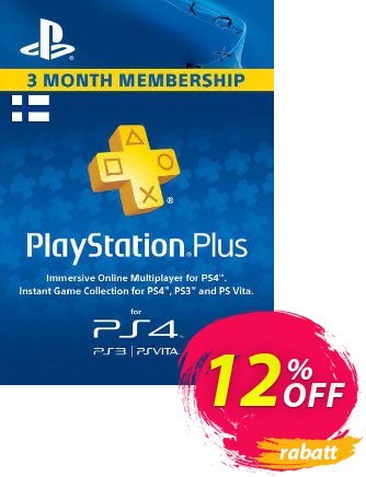Playstation Plus - 3 Month Subscription (Finland) Coupon, discount Playstation Plus - 3 Month Subscription (Finland) Deal. Promotion: Playstation Plus - 3 Month Subscription (Finland) Exclusive offer 
