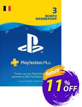 Playstation Plus (PS+) - 3 Month Subscription (Belgium) discount coupon Playstation Plus (PS+) - 3 Month Subscription (Belgium) Deal - Playstation Plus (PS+) - 3 Month Subscription (Belgium) Exclusive offer 