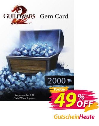 Guild Wars 2 2000 Gem Points Card - PC  Gutschein Guild Wars 2 2000 Gem Points Card (PC) Deal Aktion: Guild Wars 2 2000 Gem Points Card (PC) Exclusive offer 