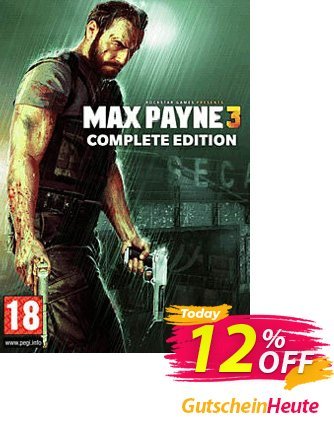 Max Payne 3 Complete Edition PC Gutschein Max Payne 3 Complete Edition PC Deal Aktion: Max Payne 3 Complete Edition PC Exclusive offer 