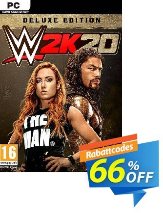 WWE 2K20 PC Deluxe Edition - EU  Gutschein WWE 2K20 PC Deluxe Edition (EU) Deal Aktion: WWE 2K20 PC Deluxe Edition (EU) Exclusive offer 