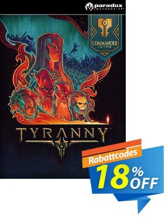 Tyranny Commander Edition PC Coupon, discount Tyranny Commander Edition PC Deal. Promotion: Tyranny Commander Edition PC Exclusive offer 