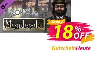 Tropico 4 Megalopolis DLC PC Gutschein Tropico 4 Megalopolis DLC PC Deal Aktion: Tropico 4 Megalopolis DLC PC Exclusive offer 