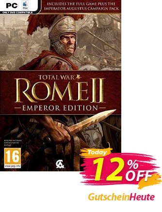 Total War: Rome II 2 - Emperor's Edition PC Gutschein Total War: Rome II 2 - Emperor's Edition PC Deal Aktion: Total War: Rome II 2 - Emperor's Edition PC Exclusive offer 