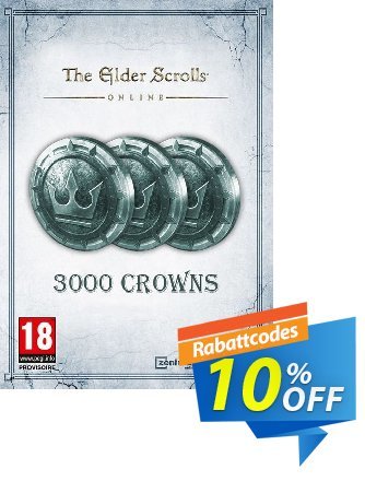 The Elder Scrolls Online Tamriel Unlimited 3000 Crown Pack PC Gutschein The Elder Scrolls Online Tamriel Unlimited 3000 Crown Pack PC Deal Aktion: The Elder Scrolls Online Tamriel Unlimited 3000 Crown Pack PC Exclusive offer 