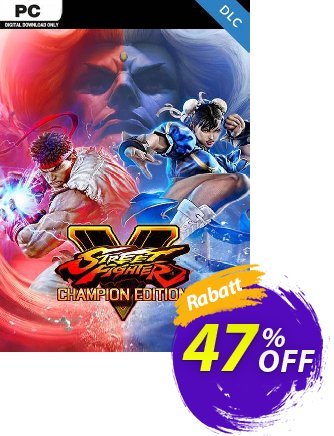 Street Fighter V 5 PC - Champion Edition Upgrade Kit DLC Gutschein Street Fighter V 5 PC - Champion Edition Upgrade Kit DLC Deal Aktion: Street Fighter V 5 PC - Champion Edition Upgrade Kit DLC Exclusive offer 