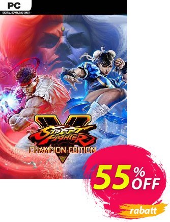 Street Fighter V 5 - Champion Edition PC Gutschein Street Fighter V 5 - Champion Edition PC Deal Aktion: Street Fighter V 5 - Champion Edition PC Exclusive offer 