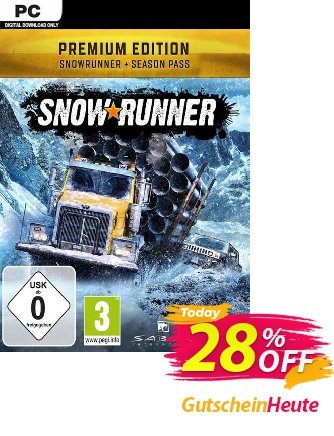 SnowRunner: Premium Edition PC Gutschein SnowRunner: Premium Edition PC Deal Aktion: SnowRunner: Premium Edition PC Exclusive offer 