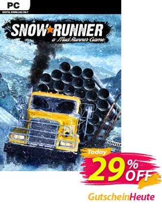 SnowRunner PC Gutschein SnowRunner PC Deal Aktion: SnowRunner PC Exclusive offer 