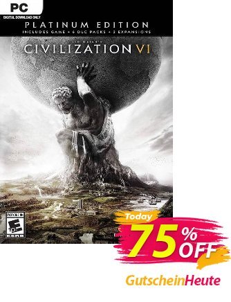 Sid Meier's Civilization VI 6: Platinum Edition PC (EU) Coupon, discount Sid Meier's Civilization VI 6: Platinum Edition PC (EU) Deal. Promotion: Sid Meier's Civilization VI 6: Platinum Edition PC (EU) Exclusive offer 
