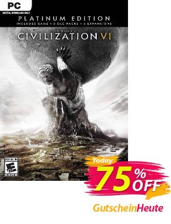 Sid Meier's Civilization VI 6: Platinum Edition PC (EU) discount coupon Sid Meier's Civilization VI 6: Platinum Edition PC (EU) Deal - Sid Meier's Civilization VI 6: Platinum Edition PC (EU) Exclusive offer 