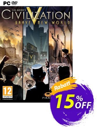 Sid Meier's Civilization V 5: Brave New World Expansion Pack - PC  Gutschein Sid Meier's Civilization V 5: Brave New World Expansion Pack (PC) Deal Aktion: Sid Meier's Civilization V 5: Brave New World Expansion Pack (PC) Exclusive offer 