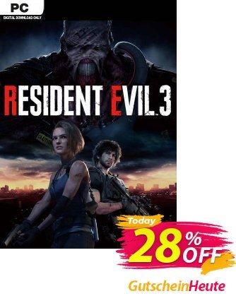 Resident Evil 3 PC Gutschein Resident Evil 3 PC Deal Aktion: Resident Evil 3 PC Exclusive offer 