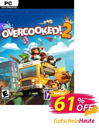 Overcooked 2 PC Coupon, discount Overcooked 2 PC Deal. Promotion: Overcooked 2 PC Exclusive offer 