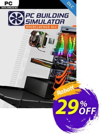 PC Building Simulator - Overclocked Edition Content DLC Gutschein PC Building Simulator - Overclocked Edition Content DLC Deal Aktion: PC Building Simulator - Overclocked Edition Content DLC Exclusive offer 