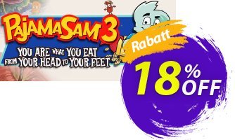 Pajama Sam 3 You Are What You Eat From Your Head To Your Feet PC Gutschein Pajama Sam 3 You Are What You Eat From Your Head To Your Feet PC Deal Aktion: Pajama Sam 3 You Are What You Eat From Your Head To Your Feet PC Exclusive offer 